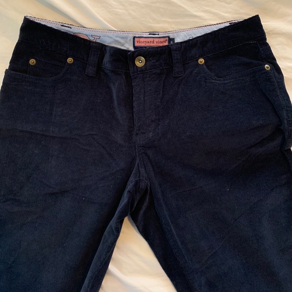 Vineyard Vines Saylor Fit Navy Corduroy Pants - Picture 3 of 4